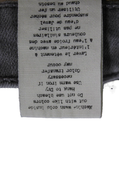 Rag & Bone Jean Womens Skinny Jeans Gray Cotton Mid Rise 28 Inseam Size 27