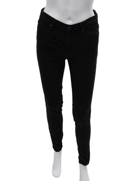 AG Adriano Goldschmied Womens Skinny Black Jeans Size 27