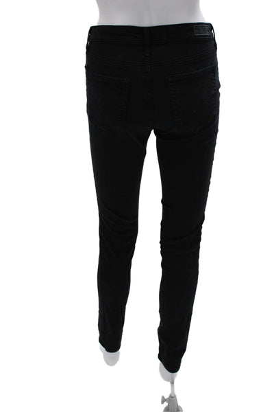 AG Adriano Goldschmied Womens Skinny Black Jeans Size 27