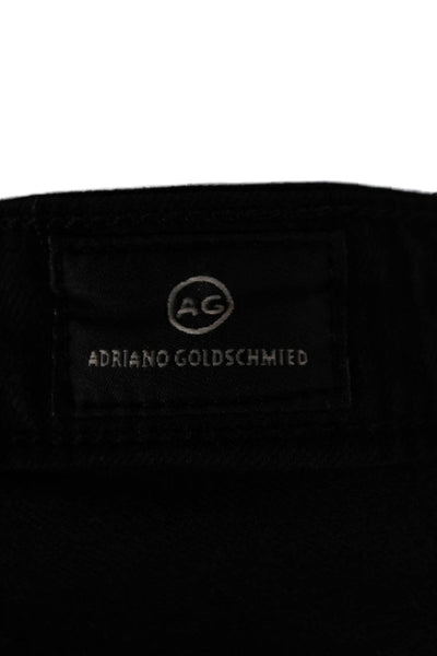 AG Adriano Goldschmied Womens Skinny Black Jeans Size 27