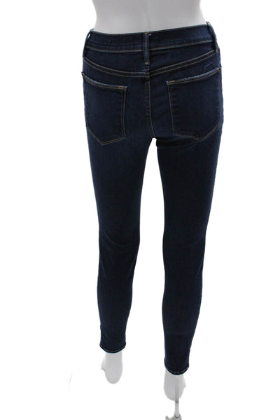 Frame Womens Skinny Blue Jeans Low Rise Size 26