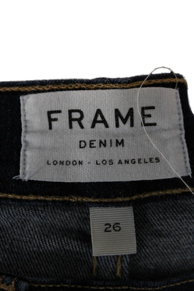 Frame Womens Skinny Blue Jeans Low Rise Size 26