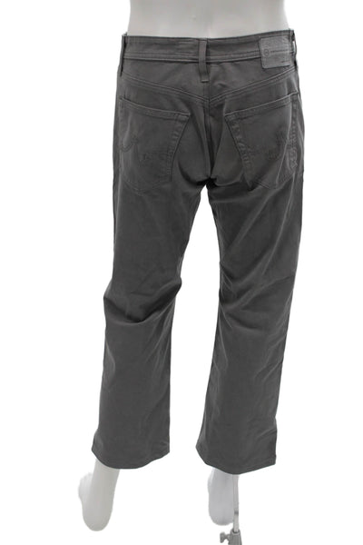 AG Adriano Goldschmied Men Gray Chino Pants Size 32