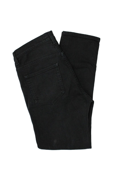 ACNE Studios Mens Black Straight Denim Jeans Button Size 29