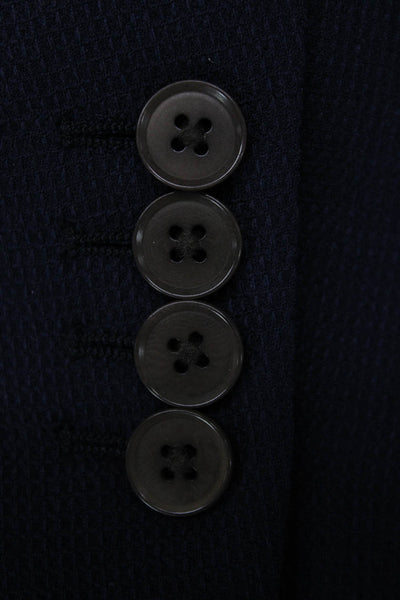 Charles Tyrwhitt Mens Blue Wool 2 Button Suit Solid Size 46