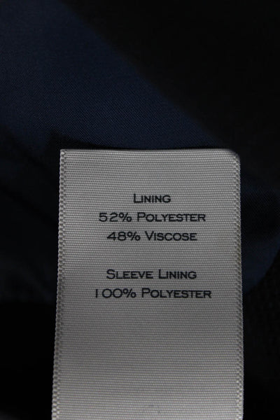 Charles Tyrwhitt Mens Blue Wool 2 Button Suit Solid Size 46