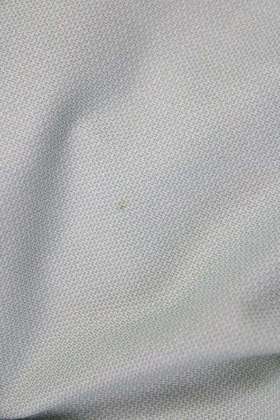 Charles Tyrwhitt Men Dress Shirt Green 100% Cotton Size 16.5 36/37