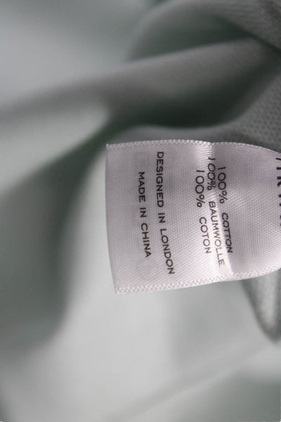 Charles Tyrwhitt Men Dress Shirt Green 100% Cotton Size 16.5 36/37
