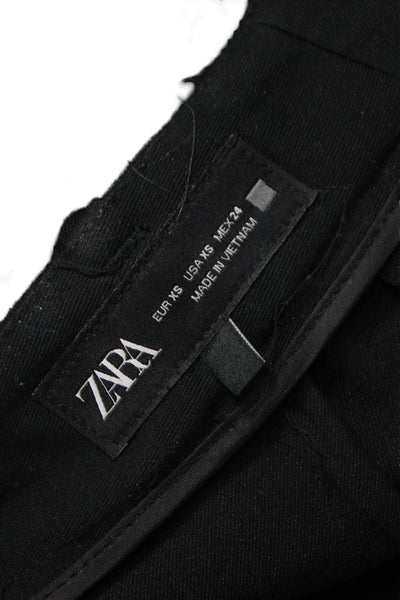 Zara Women Dress Pants Black Size XS