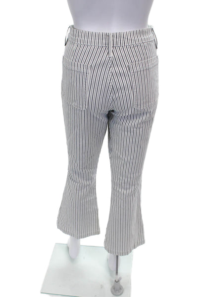 Frame Womens Cropped Striped Multicolor Jeans High Rise Size 29