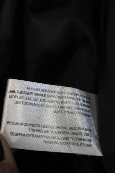 Laundry by Shelli Segal Womens Puffer Jacket Black Buckle Polyester Size XS