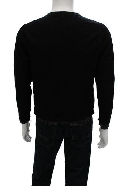 Vince Mens Merino Wool Pullover Sweater Crew Neck Long Sleeve Size L