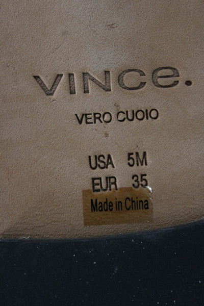 Vince Womens Leather Hiking Slingbacks Sandals Brown Size 5 Medium