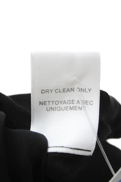 Joie Womens Basic Silk V-Neck Sleeveless Tank Black Pullover Size S