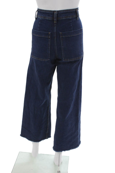Rag & Bone Womens Skinny Jeans Blue High Rise Cotton Blend Size 24