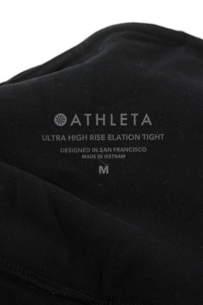 Athleta Women Black Ankle Leggings Size M