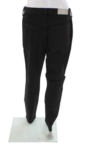 Everlane Mens Tapered Black Jeans Mid Rise Cotton Blend Size 32