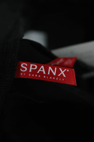 Spanx Womens Dress Pants Black Pull On Rayon Blend Size M