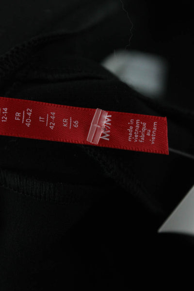 Spanx Womens Dress Pants Black Pull On Rayon Blend Size M