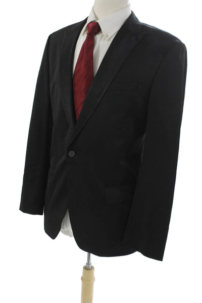 Boss Hugo Boss Mens Black Tuxedo Jacket Virgin Wool Size 42