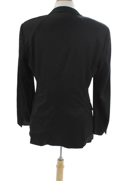 Boss Hugo Boss Mens Black Tuxedo Jacket Virgin Wool Size 42