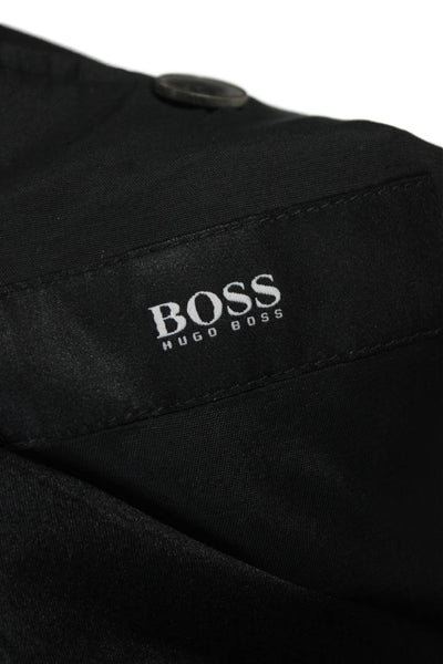 Boss Hugo Boss Mens Black Tuxedo Jacket Virgin Wool Size 42