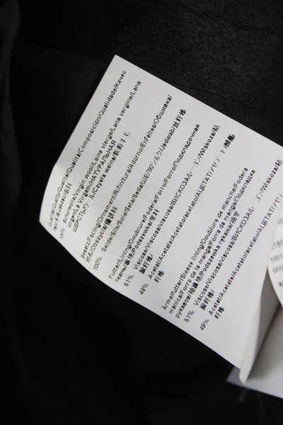 Boss Hugo Boss Mens Black Tuxedo Jacket Virgin Wool Size 42