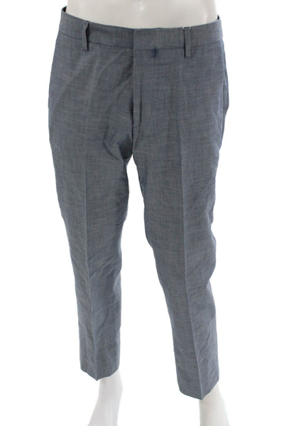Bonobos Mens Dress Pants Blue Cotton Button Size 32