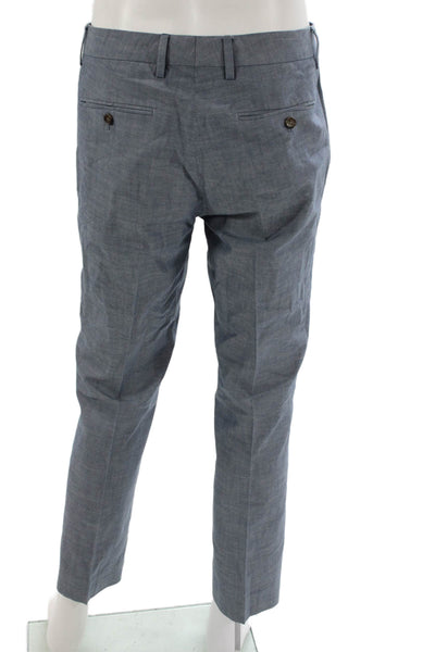 Bonobos Mens Dress Pants Blue Cotton Button Size 32