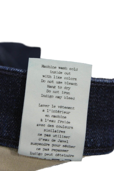 Rag & Bone Mens Straight Jeans Blue Cotton Blend Button Size 32