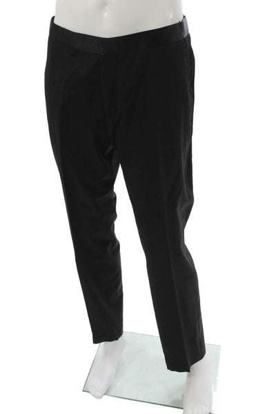 Boss Hugo Boss Mens Tuxedo Pants Black Virgin Wool Size 42