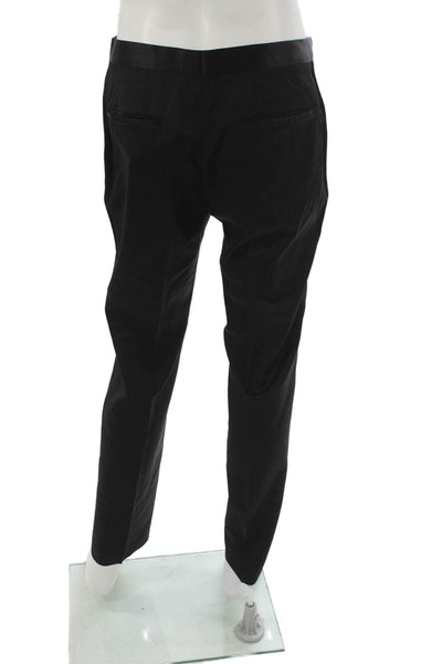 Boss Hugo Boss Mens Tuxedo Pants Black Virgin Wool Size 42
