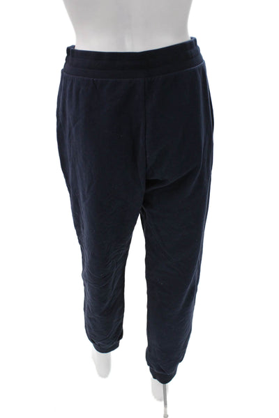 Cuyana Womens Jogger Pants Blue Drawstring Supima Cotton Size L