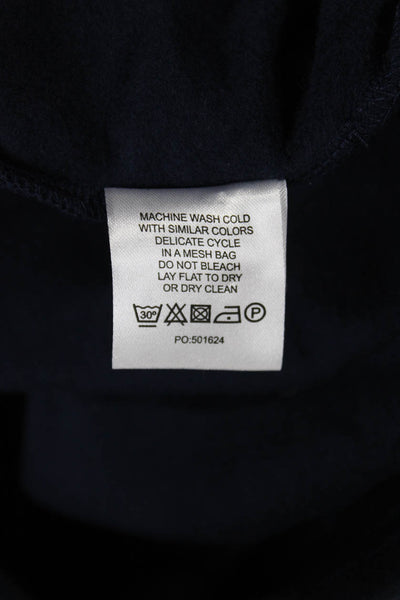 Cuyana Womens Jogger Pants Blue Drawstring Supima Cotton Size L