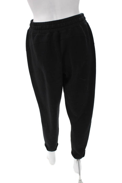 Spanx Women Jogger Pants Black Drawstring AIRESSENTIALS Size M