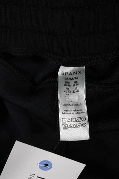 Spanx Women Jogger Pants Black Drawstring AIRESSENTIALS Size M