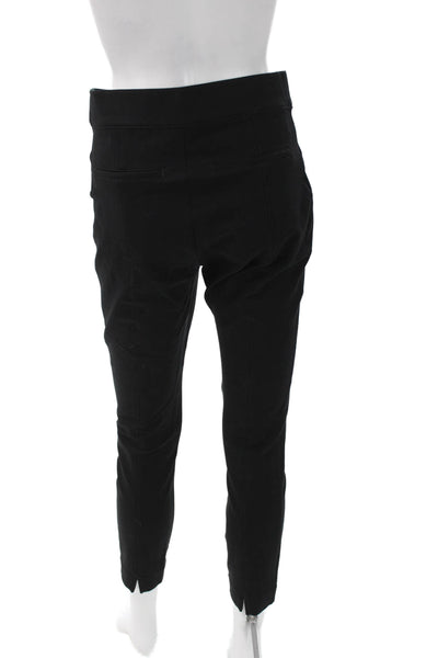 Spanx Women Ankle Pants Black Pull On Stretch Rayon Nylon Size M