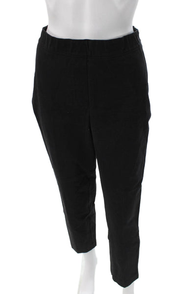 Spanx Women Ankle Pants Black Pull On Size M