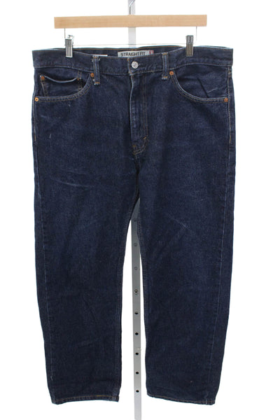 Levi Strauss & Co Mens Straight Jeans Blue Size 36