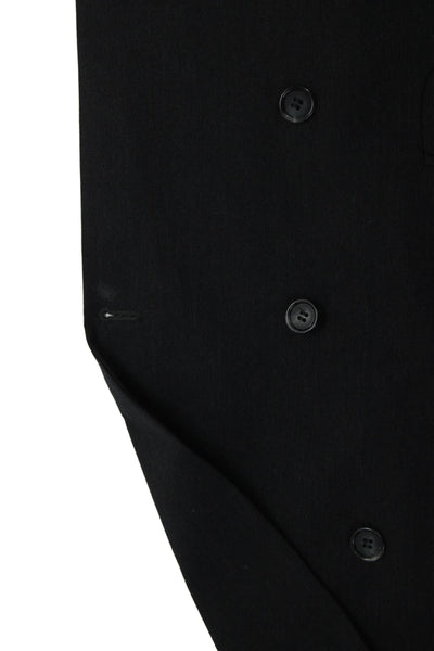 Joseph & Feiss Mens Blazer Suit Jacket Black Wool Button Size 44