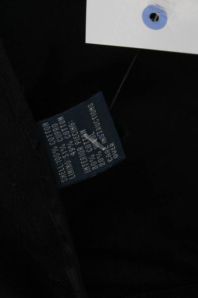 Polo Ralph Lauren Mens Black Cotton Blazer Button Size 42