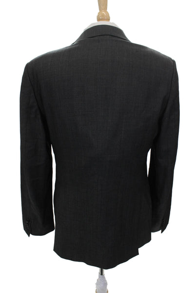 John Varvatos Star USA Mens Wool Gray Blazer Size 42