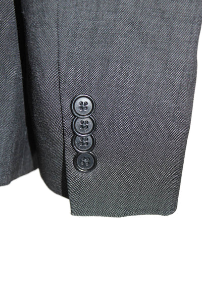 John Varvatos Star USA Mens Wool Gray Blazer Size 42