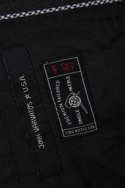 John Varvatos Star USA Mens Wool Gray Blazer Size 42