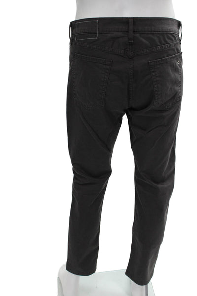 Rag & Bone Mens Chino Pants Gray Button Size 32