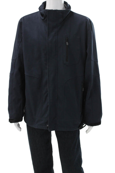 Calvin Klein Mens Blue Windbreaker Size L