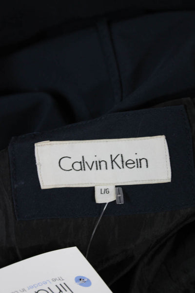 Calvin Klein Mens Blue Windbreaker Size L