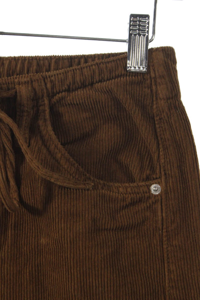 Zara Women Pants Brown Cotton Solid Size 0