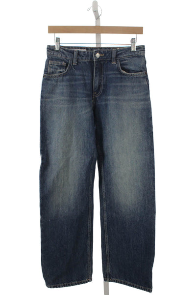 Zara Women High Rise Blue Denim Jeans Size 2