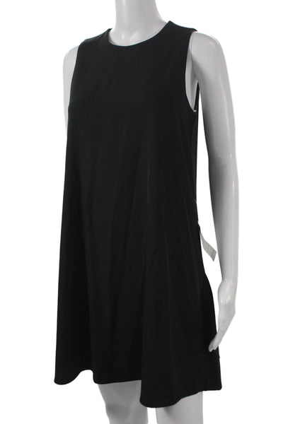 Chelsea 28 Womens Sleeveless Shift Dress Black Round Neck Polyester Size XS